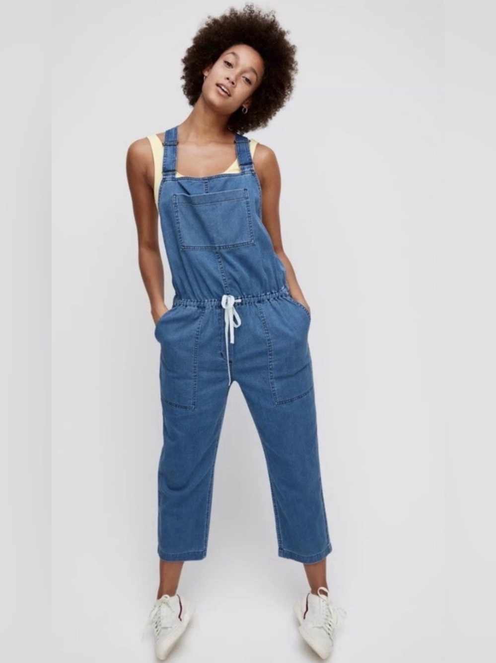 ARITZIA Wilfred Denim Overalls, Size Extra Small